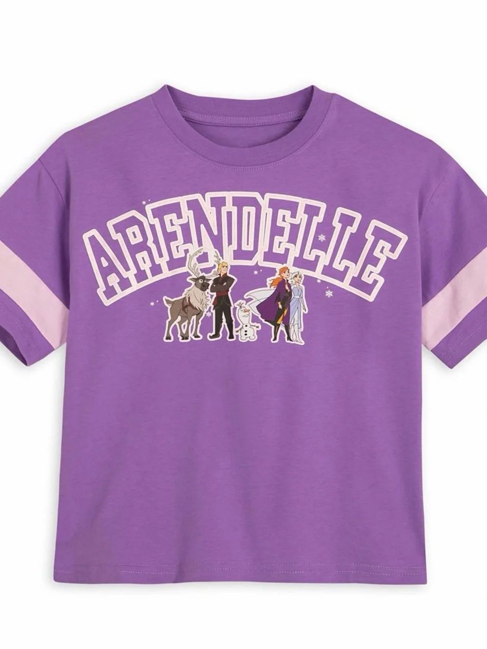Frozen Varsity T-Shirt for Girls Arendelle Size 5/6 Disney New